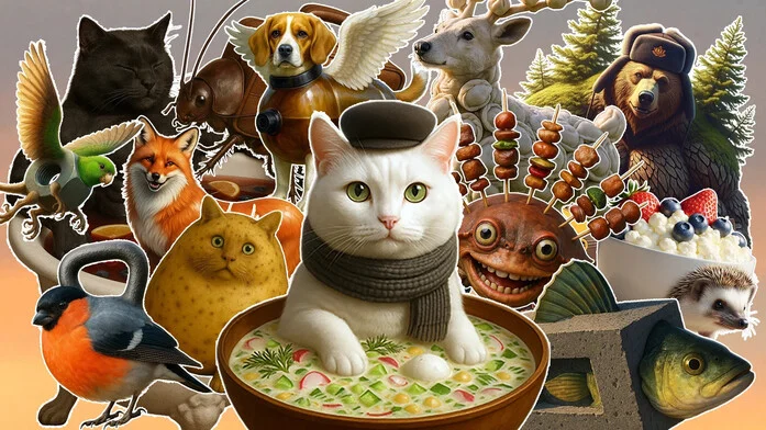 Русские Нейро Животные на Пикабу Игры
