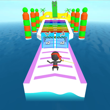 Почувствуйте себя в роли супер ниндзя, который должен пройти через опасную дорогу полную ловушек и препятствий и победить всех боссов угрожающих этому миру.