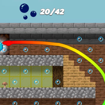 Сможешь ли ты дотянуться до алмаза? Увлекательная головоломка, в которой вам необходимо дотянуться рукой до алмаза, обходя препятствия.