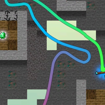 Сможешь ли ты дотянуться до алмаза? Увлекательная головоломка, в которой вам необходимо дотянуться рукой до алмаза, обходя препятствия.