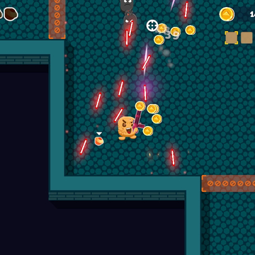 Это захватывающая 2D рогалик, аркадный шутер и динамичная игра. Исследуйте уникальные уровни, уничтожайте врагов, собирайте монеты и прокачивайте своего персонажа.