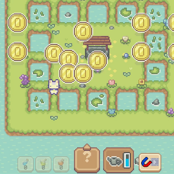 Милый котик решил обустроиться на острове, но он не справится без вас. Давайте поможем ему! Игра ферма онлайн не требует регистрации. Расширяйте владения, вспахивайте поля и засеивайте их культурными растениями. После сбора и продажи урожая, зарабатывайте средства на новые семена. Симулятор фермы увлечет пользователей любого пола и возраста. Играйте бесплатно и с удовольствием.