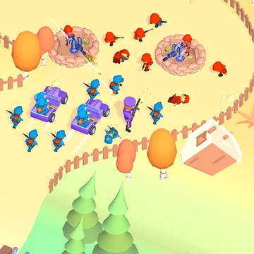 Пришла пора проявить смекалку и выиграть в сражении! Побеждайте захватчиков, прокачивайте воска, совершенствуйте оружие и технику — пройдите все локации в этой динамичной схватке. Играйте онлайн без регистрации и абсолютно бесплатно