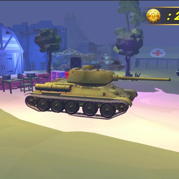 World tanks wars - танковый симулятор, где вам предстоит защищать свою базу от волн противника. Покупайте разнообразные танки, улучшайте характеристики, чтобы продержаться как можно дольше и бить рекорды!