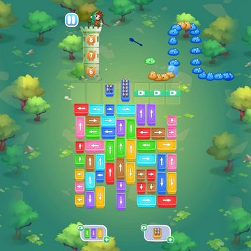 Бесплатная браузерная игра «Слаймы Атакуют: Головоломка!» в жанре головоломка. Подходит для мальчиков и девочек, доступна без регистрации, на русском языке