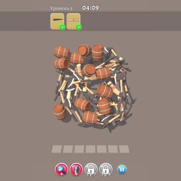 Возглавь лучшее агентство по сортировке вещей! Сортируй фрукты, пирожные и игрушки! Находи 3 одинаковых предмета и они исчезнут! Наведи порядок в 1000 уровнях этой увлекательной и красочной 3D головоломки!