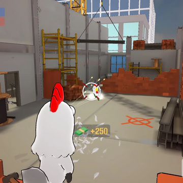 Погрузись в мир куриных перестрелок! Хватай пушку и пусть только перья останутся на месте твоих врагов!