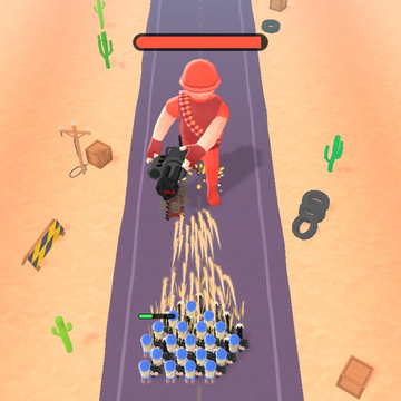 Вы — единственный герой, который стоит на оборонительной линии против бесчисленных волн врагов. 
Стреляйте из огромного арсенала оружия и применяйте уникальные умения, чтобы выжить в этой динамичной аркаде с элементами экшена!