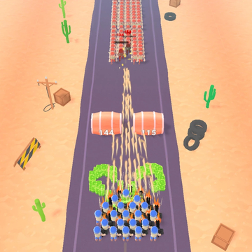 Вы — единственный герой, который стоит на оборонительной линии против бесчисленных волн врагов. 
Стреляйте из огромного арсенала оружия и применяйте уникальные умения, чтобы выжить в этой динамичной аркаде с элементами экшена!