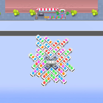 Меняй сиденья, собирай три одинаковых автобуса и отправляй их в путь!