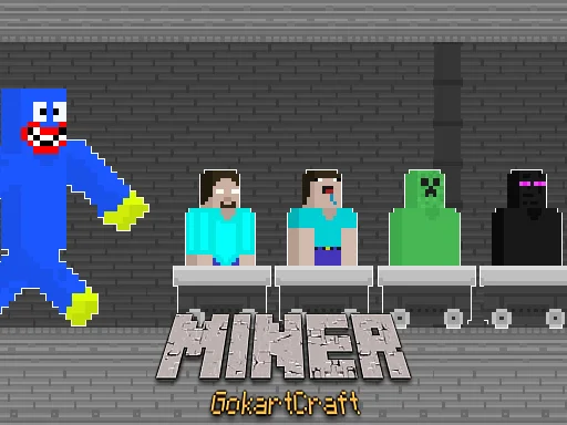 Miner GokartCraft - 4 игрока на Пикабу Игры