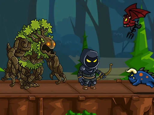 Босс против Воинов на Пикабу Игры