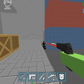 Пиксельный экшен про снайпера, в котором тебе нужно будет выполнять различные миссии в мире из блоков.
