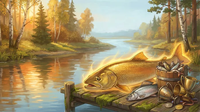 Речная Рыбалка на Пикабу Игры