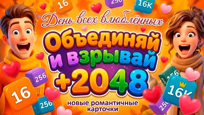 Объединяй и Взрывай + 2048 на Пикабу Игры