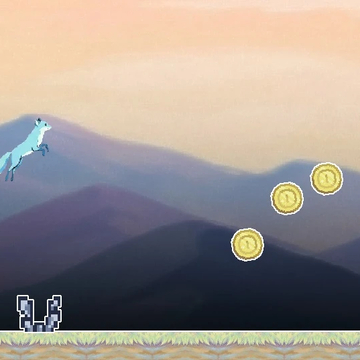 Увлекательный пиксельный раннер! Твоя задача — увернуться от падающих метеоритов и перепрыгнуть все преграды. Копи монеты, покупай крутые костюмы для лиса и ставь новые рекорды. Проверь свою реакцию!