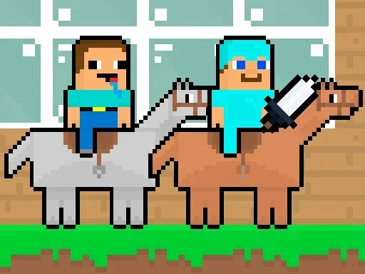 Нуб против Про: HorseCraft на Пикабу Игры
