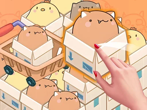 Магазинная головоломка: кошка в коробке на Пикабу Игры