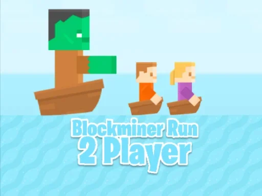 Blockminer Run для двух игроков на Пикабу Игры