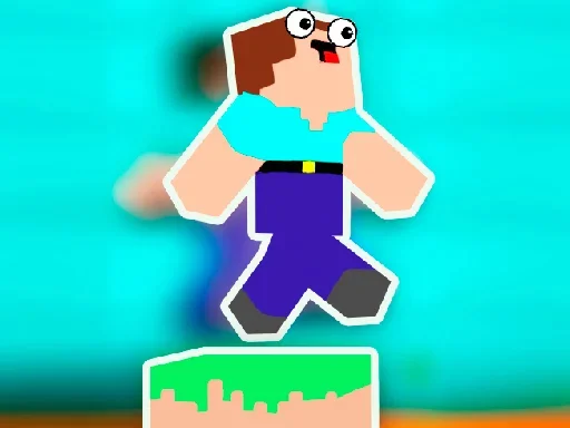 Нуб Паркур 3D на Пикабу Игры