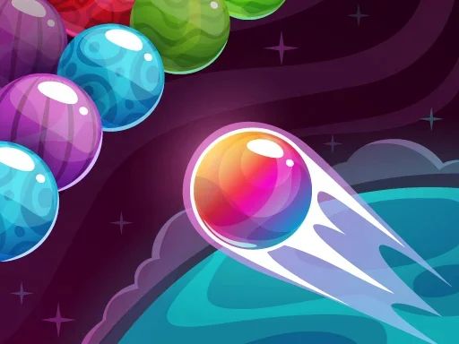 Bubble Shooter: Цветные планеты на Пикабу Игры