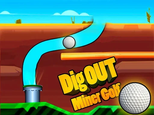 Dig Out Miner Golf на Пикабу Игры