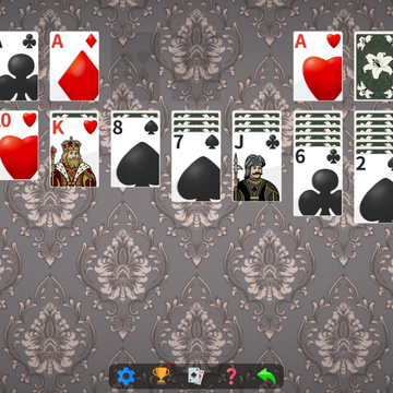 Пасьянс Косынка Крупные карты — выбирайте дизайн, используйте бесконечные  подсказки и соревнуйтесь с другими игроками!