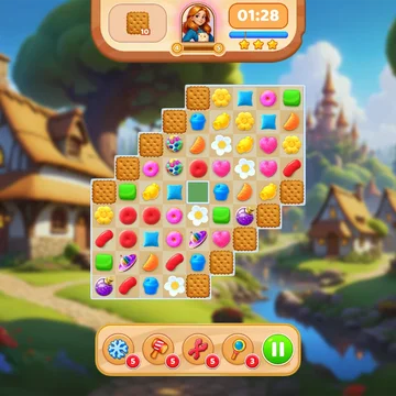 Ищете настольный маджонг или головоломку с соединением предметов для приятного времяпрепровождения? "Маджонг Сладости - Соедини и собери" это идеальный выбор для вас! Эта классическая игра с подбором предметов сочетает в себе элегантность маджонга!