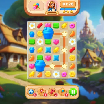 Ищете настольный маджонг или головоломку с соединением предметов для приятного времяпрепровождения? "Маджонг Сладости - Соедини и собери" это идеальный выбор для вас! Эта классическая игра с подбором предметов сочетает в себе элегантность маджонга!