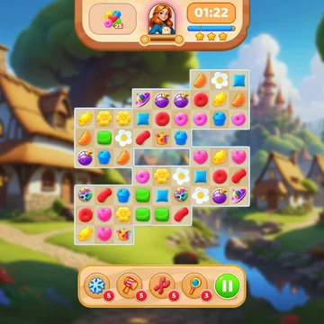 Ищете настольный маджонг или головоломку с соединением предметов для приятного времяпрепровождения? "Маджонг Сладости - Соедини и собери" это идеальный выбор для вас! Эта классическая игра с подбором предметов сочетает в себе элегантность маджонга!