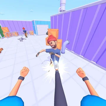 Драки с хулиганами! Дерись со злыми хулиганами с помощью навыков рукопашного боя и магии! Помоги полиции побить всех преступников! Используй стихии в связке с крутыми ударами! Покажи самые сумасшедшие комбо удары и магические связки! Бей и пинай бандосов!