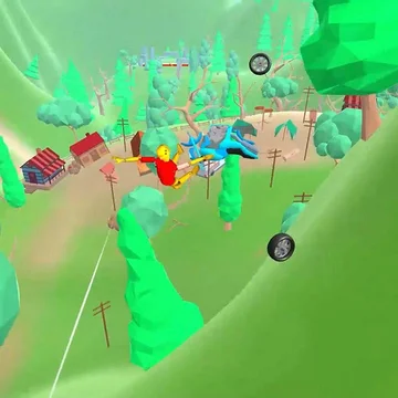 Газ в пол и вперед спуск с горы вниз! Разбивайте тачки, ломайте здания, краш тест автомобилю, наблюдайте за полетом! Покупайте больше крутых машин и отправьте манекен в полет! Проверьте насколько крепки кости манекена. Лети вниз на быстрой скорости!