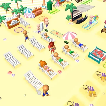 Заходите и развивайте свой пляж мечты! Простая весёлая летняя игра жанра тайкун, где вы пройдете путь от новичка до владельца пляжного бизнеса! Достигните своей цели и постройте свой пляж мечты!