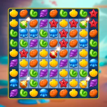 Погружайтесь в загадочный мир подводных приключений с игрой "Тайна морей - Затерянные сокровища: Три в ряд"