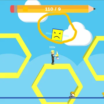 Играйте с друзьями по сети в захватывающий мультиплеерный паркур платформер вместе с Обби из Роблокс! Ваш герой вооружен карандашом и ластиком. Рисуйте свой путь к победе, объединяйтесь с другими игроками, решайте головоломки и преодолевайте ловушки!