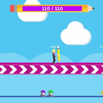 Играйте с друзьями по сети в захватывающий мультиплеерный паркур платформер вместе с Обби из Роблокс! Ваш герой вооружен карандашом и ластиком. Рисуйте свой путь к победе, объединяйтесь с другими игроками, решайте головоломки и преодолевайте ловушки!