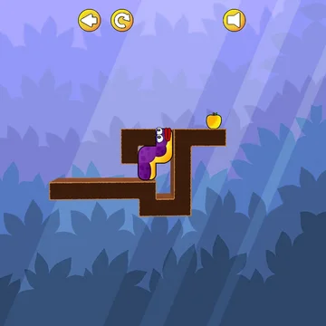 В этой увлекательной платформерной головоломке вам предстоит провести червяка к заветному золотому яблоку, преодолевая хитрые препятствия и опасные пропасти. Главный секрет успеха - контроль над длиной вашего червяка.