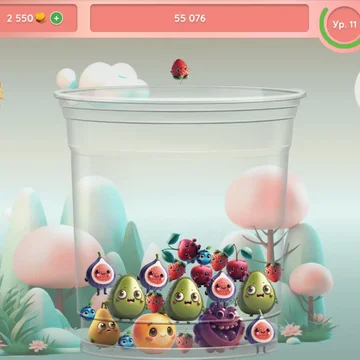 Соединяй фрукты с яркими характерами. Открой всю книгу!