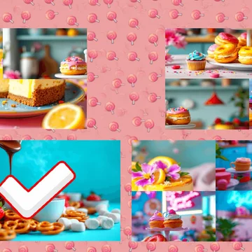 "Микс пазл: Сладости" — увлекательная игра для детей! Перемещайте блоки, чтобы собрать сладкие картинки. Развивайте внимание и логику с каждым уровнем!