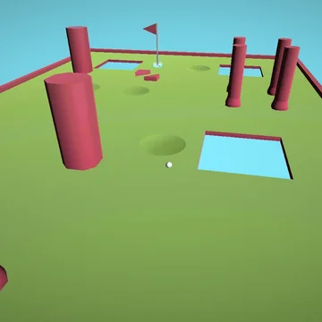 "Гольф" — увлекательная игра, где цель — довести мяч до лунки за минимальное количество ударов. Проходите уровни с препятствиями и ловушками.