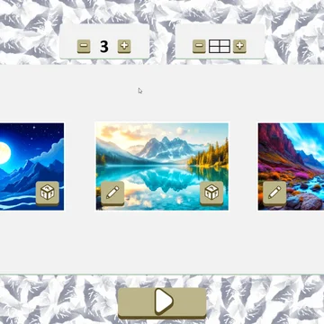 Микс Пазл: Горы — захватывающая игра, где нужно менять местами части перемешанных картинок, чтобы собрать потрясающие виды гор! Логика и отдых в одном.