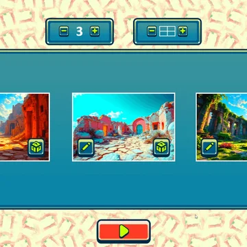 Решай головоломки в "Микс Пазл: Руины"! Разделяй и переставляй части картинок, чтобы собрать их обратно. Идеальная игра для тренировки логики и внимания!