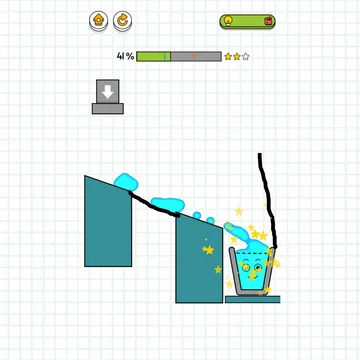 Нарисуйте линии, чтобы направить воду в счастливый стакан в этой веселой физической головоломке! Думайте, рисуйте и наполняйте в Happy Glass 2: Draw to Fill.