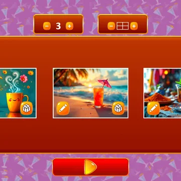 Собирайте аппетитные напитки, меняя местами фрагменты! Простой, но увлекательный пазл с уникальными изображениями напитков, который развивает логику и внимание.