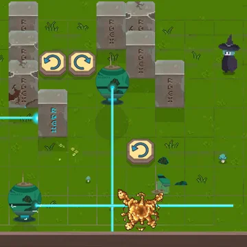 Помоги отважной Ведьмочке пройти все головоломные испытания и найти всех котиков, чтобы приютить их в своем уютном лесном домике.