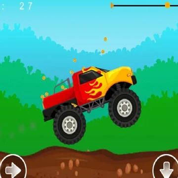 Монстр траком, перевозит большие деньги. На пути будут подстерегать препятствия, но мощные колеса и зверский двигатель помогут справится с трудностями.
