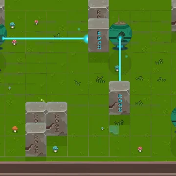 Помоги отважной Ведьмочке пройти все головоломные испытания и найти всех котиков, чтобы приютить их в своем уютном лесном домике.