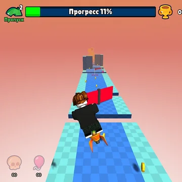 Прыгай по сложным трассам на Пого! Улучшай прыжки, открывай скины и проходи всё дальше. Тебя ждут уровни, где важны реакция и точность. Чем дальше проходишь — тем сложнее испытания. Готов прыгать без остановки?