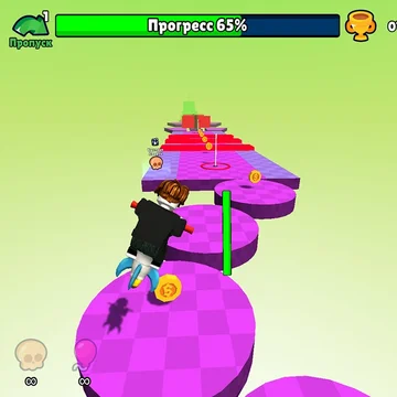 Прыгай по сложным трассам на Пого! Улучшай прыжки, открывай скины и проходи всё дальше. Тебя ждут уровни, где важны реакция и точность. Чем дальше проходишь — тем сложнее испытания. Готов прыгать без остановки?