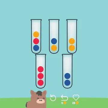Сортируйте шарики на 500+ уровнях в этой милой головоломке с очаровательными персонажами. Проверьте свой мозг, пройдя увлекательные задания на сортировку!